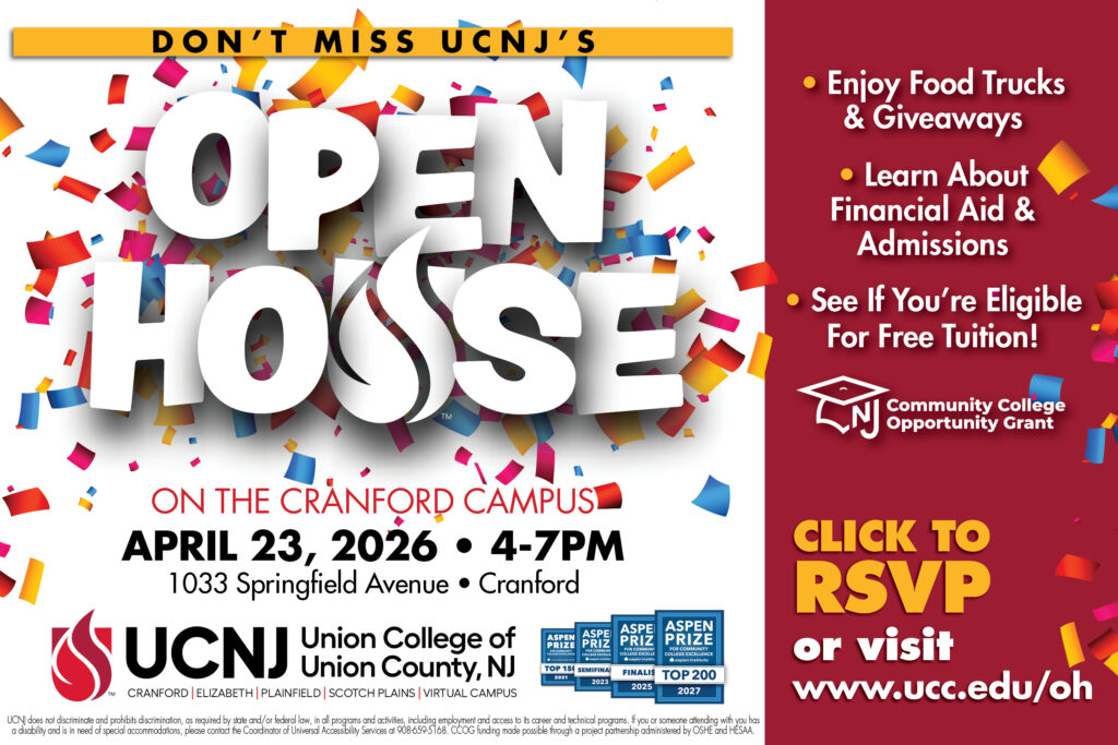Open House on the Cranford Campus April 23, 2026